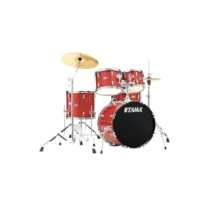 Afbeelding van Tama ST50H5 CDS Candy Red Sparkle Stagestar starterkit incl. bekkens