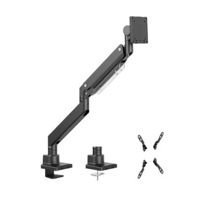 Afbeelding van LogiLink BP0202 monitorhouder voor 17 57&quot;, draagvermogen tot 27 kg, flat &amp; gebogen schermen, materiaal: aluminium