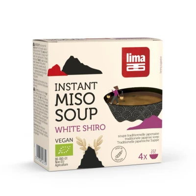Afbeelding van Lima Instant miso soup white shiro 16.5 gram 4 stuks