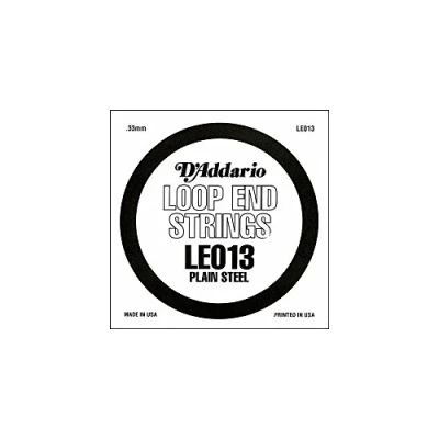 Afbeelding van D&#039;Addario LE013 .013 Plain Steel Loop End Enkele String
