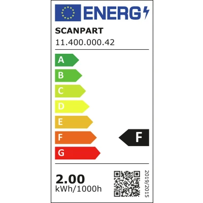 Afbeelding van Scanpart Afzuigkaplamp E14 20W Led T26