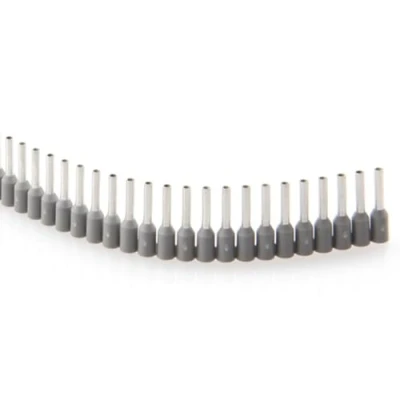 Afbeelding van Jokari Adereindhuls 0,75 mm (500 stuks) grijs
