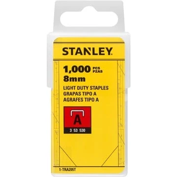 Afbeelding van Stanley nieten 8mm type A 1 TRA205T (Per 1000 stuks)