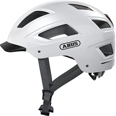 Afbeelding van ABUS Hyban 2.0 Stadshelm Stevige Fietshelm Voor Dagelijks Gebruik met ABS hardshell Dames en Heren Wit, Maat M​