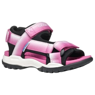 Afbeelding van Geox Borealis GIRL Sandalen voor kinderen, Maat: 39, Fuchsia/black Textiel/ synthetisch