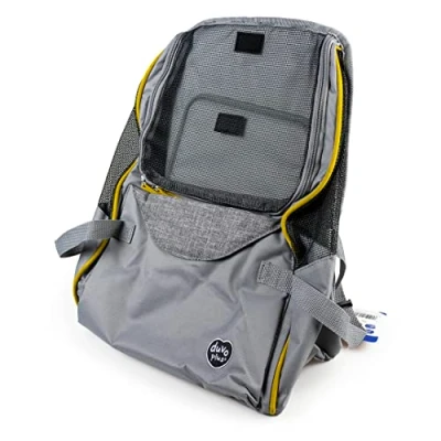 Afbeelding van Duvoplus Draagtas Hond Paris Backpack 34x21x39,5cm Grijs 1st