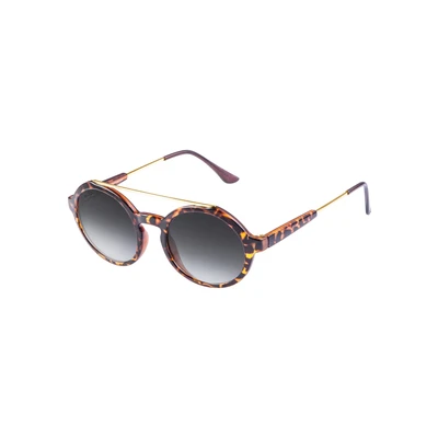 Afbeelding van Mstrds Retro Space Zonnebril, Dames, Maat: One Size, Havanna grey