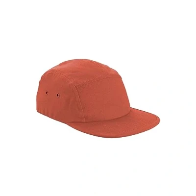 Afbeelding van Beechfield® B654 Canvas 5 Panel Camper Cap, Terracotta, One size