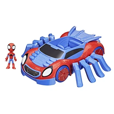 Afbeelding van Marvel Spidey en zijn geweldige vrienden ultieme webcrawler, met Stunner functie 10,5 cm figuur, vanaf 3 jaar