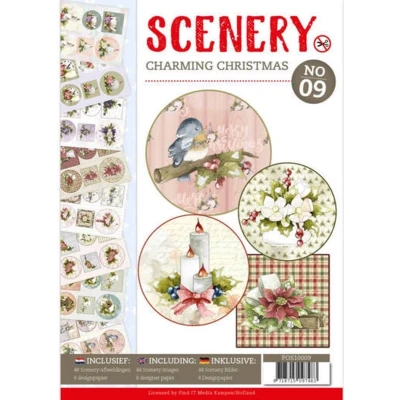 Afbeelding van Push Out book Scenery 9 Charming Christmas