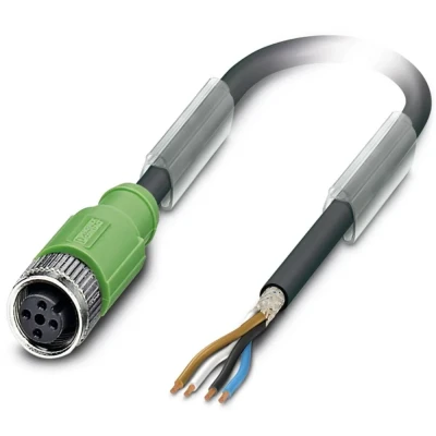 Afbeelding van Phoenix Contact 1682841 Sensor/actuator connector, geassembleerd M12 Aantal polen: 4 Bus, recht 1.50 m 1 stuk(s)