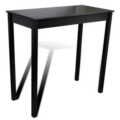 Afbeelding van Bartafel 115x55x107 cm MDF zwart