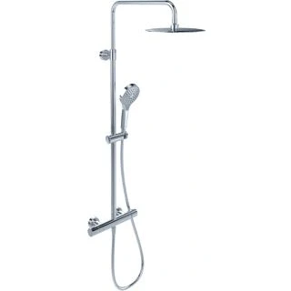 Afbeelding van Villeroy &amp; Boch Verve Showers Douchesysteem met drie functies voor wandmontage chroom