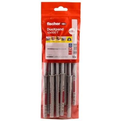 Afbeelding van 10 st constructieplug DuoXpand x 100 mm Torx verzonken kop