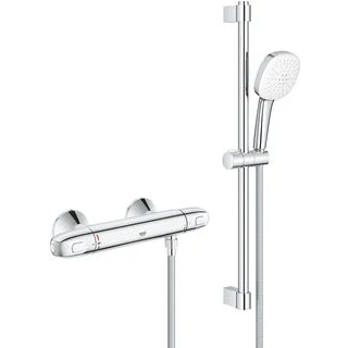 Afbeelding van GROHE Grohtherm 1000 douchesysteem met glijstang 60 cm en