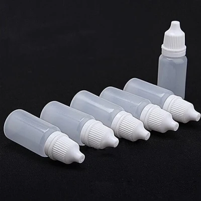 Afbeelding van Brussel 5 stuks lege plastic knijpbare druppelflesjes oog vloeibare navulbare container met schroefdoppen 50 ml