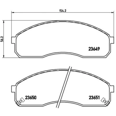 Afbeelding van Brembo Remblokset P 30 012