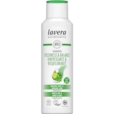 Afbeelding van Lavera Shampoo freshness &amp; balance bio EN IT 250ml