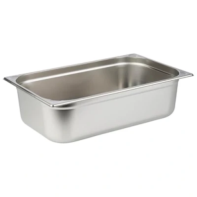 Afbeelding van APS 81106 GN container 1/1, Gastronorm roestvrij staal/Afmetingen 32,5 x 53 cm/Diepte 150 mm/Inhoud 20 liter