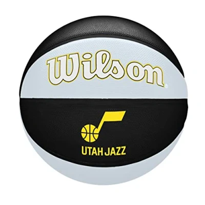 Afbeelding van Basketbal Wilson NBA Team Tribute Utah Jazz Zwart 7