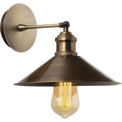 Afbeelding van Opviq Wandlamp Berceste N 664, goud antiek, ijzer, Ø 24 cm
