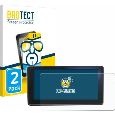 Afbeelding van BROTECT Screenprotector voor Audi A4 B9 2017 MMI Navigation plus Touch Folie Beschermfolie transparant (2 Stuks)