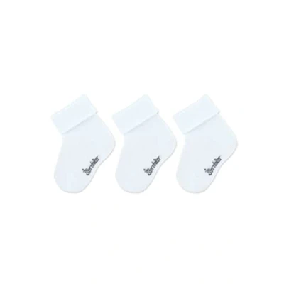 Afbeelding van Sterntaler Babysokjes 3 pack Uni Wit