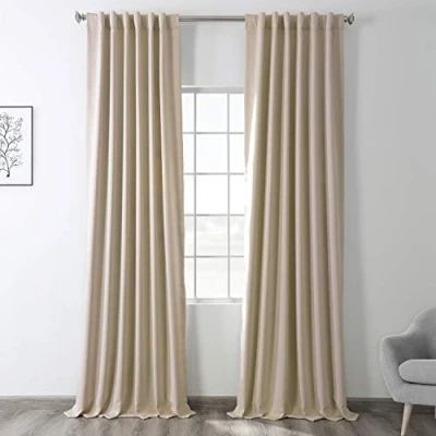 Afbeelding van HPD Half Price Drapes Kamer verduisterende gordijnen 96 inch lang voor slaapkamer en woonkamer (1 paneel), 50 x 96, ei nog