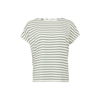 Afbeelding van s.Oliver Tshirt print, Dames, Maat: 38, Weiß schilf