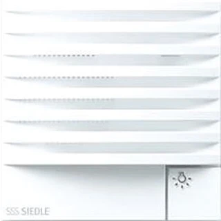 Afbeelding van siedle bus deurluidsprekermodule in het 611 vario design verbinding met de home zilver metallic 200036814 00
