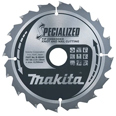 Afbeelding van Makita B 40593 Afkortzaagblad Hout (noest/spijker) 190x20x1,4mm