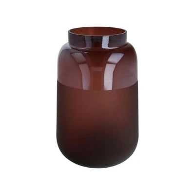 Afbeelding van Goebel Vaas, glas, rood, 17,5 x 27 cm