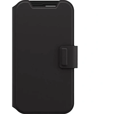 Afbeelding van Samsung Galaxy S22 Hoesje Kunstleder OtterBox Bookcase Zwart Telefoonhoesje Shockproof/Valbescherming