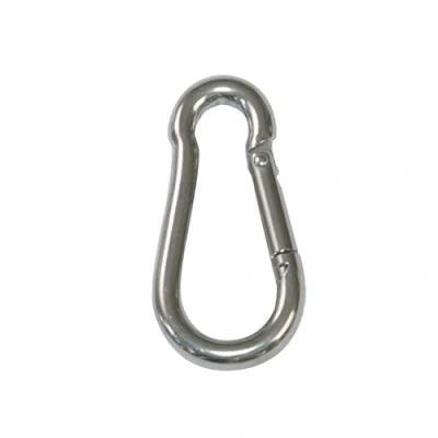 Afbeelding van AMIG Karabijnhaak 2x roestvrij staal 316 5 x 50mm 50kg musketonhaak