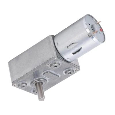 Afbeelding van motor met omkeerbare aandrijving DC12 V, wormschroef hoog koppel CW/CCW (20 rpm)