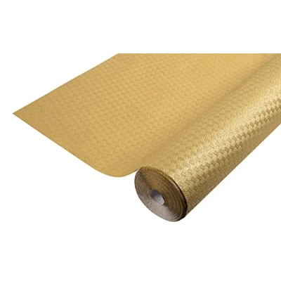 Afbeelding van Pro Nappe Ref. R802057I wegwerptafelkleed gemaakt van versierd papier unieke, esthetische en diepe versiering Rol lengte 20 m x breedte 1,20 kleur: goud in Frankrijk