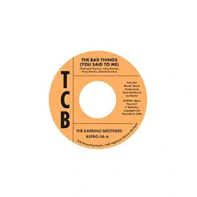 Afbeelding van Barrino Brothers Bad Things (You Said To Me) (Single)