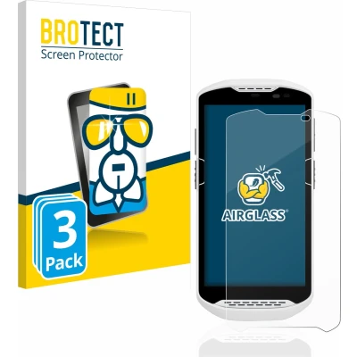 Afbeelding van BROTECT Screenprotector voor Zebra TC57 Folie Beschermfolie Beschermglas transparant (3 Stuks)