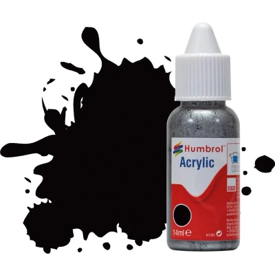 Afbeelding van Humbrol No 85 Black Satin (4/20) * HADB0085 modelbouwsets, hobbybouwspeelgoed voor kinderen, modelverf en accessoires
