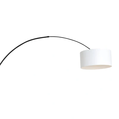 Afbeelding van Steinhauer Sparkled Light wandlamp zwart met wit boog kap ?40 cm