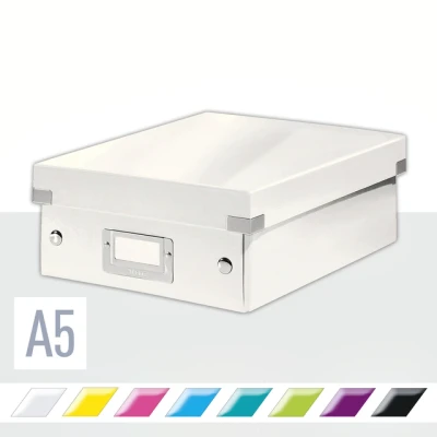 Afbeelding van Sorteerbox Leitz WOW Click &amp; Store 220x100x282mm wit