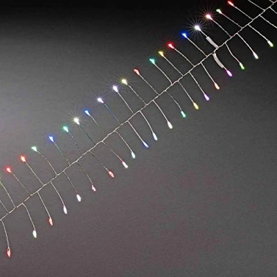 Afbeelding van KONSTSMIDE Led lichtsnoer Kerst versiering Micro ledlichtsnoer, Firecracker, met langzame RGB kleurwisseling (1 stuk)