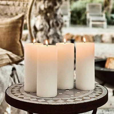 Afbeelding van LOBERON Kaars set van 4 Homel crème