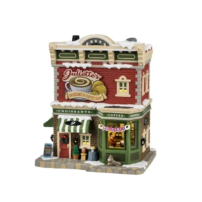 Afbeelding van Lemax Juliette&#039;s Croissant &amp; Coffee Shop + 4,5 Volt Adapter U