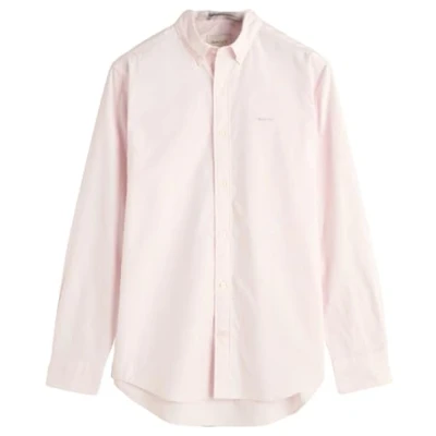 Afbeelding van GANT Pinpoint Oxford Overhemd, Heren, Maat: Large, Light pink