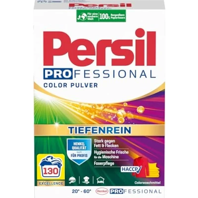 Afbeelding van Persil Color poeder diepzuiver wasmiddel (130 wasbeurten), kleurwasmiddel voor zuiver wasgoed en hygiënische frisheid de machine, effectief van 20 C tot 60