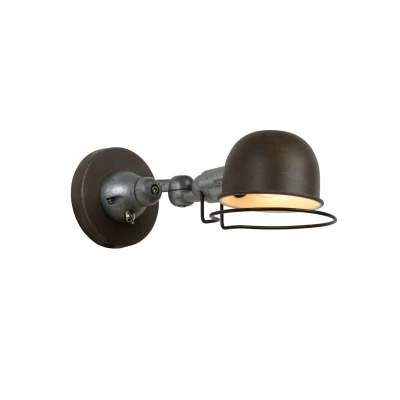 Afbeelding van Lucide HONORE Wandlamp 1xE14 Roest bruin