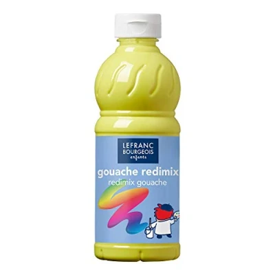 Afbeelding van L&amp;B Plakkaatverf Redimix Lemon Yellow 500ml