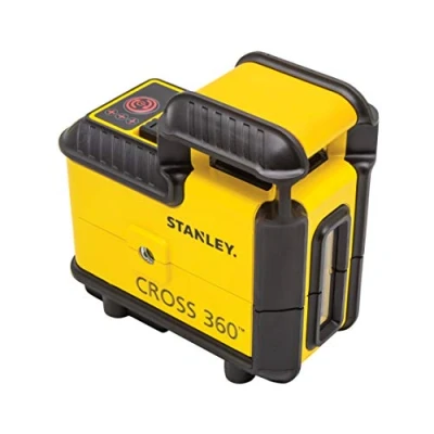 Afbeelding van Stanley Stht77640 1 Laser Kit Cross360 rode straal (Stht77504 1) + statief aluminium fototype (1 77 201) bereik 20 m nivellering +/ 4 waterdicht incl. 3 accessoires en batterijen