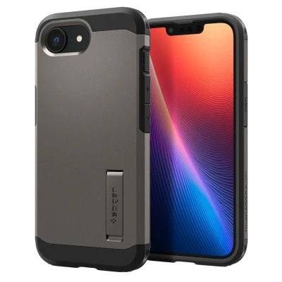 Afbeelding van Spigen Tough Armor AI MagFit iPhone 16E Hoes Metallic